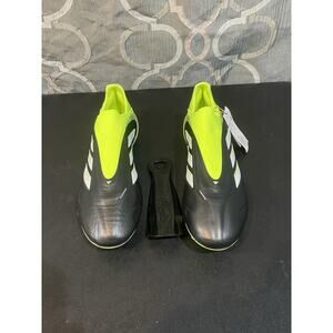 NEW Men’s 9.5 Adidas Copa Pure III Elite FG Black Geen